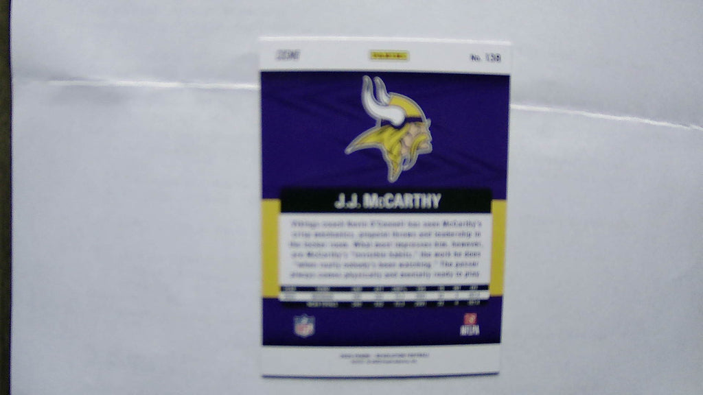2025 Panini Revolution J.J. McCarthy #138