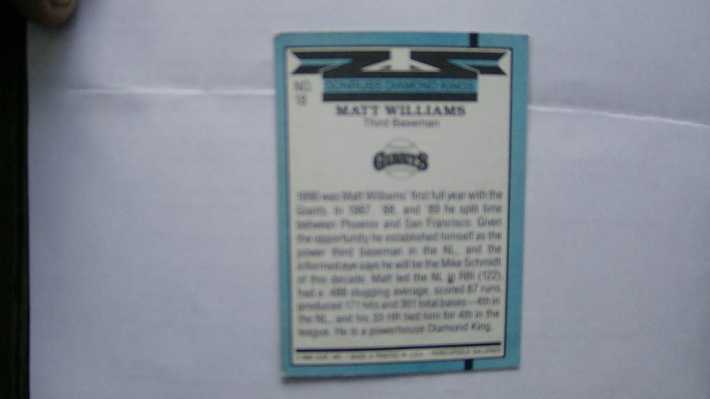 1991 Donruss Matt Williams #18