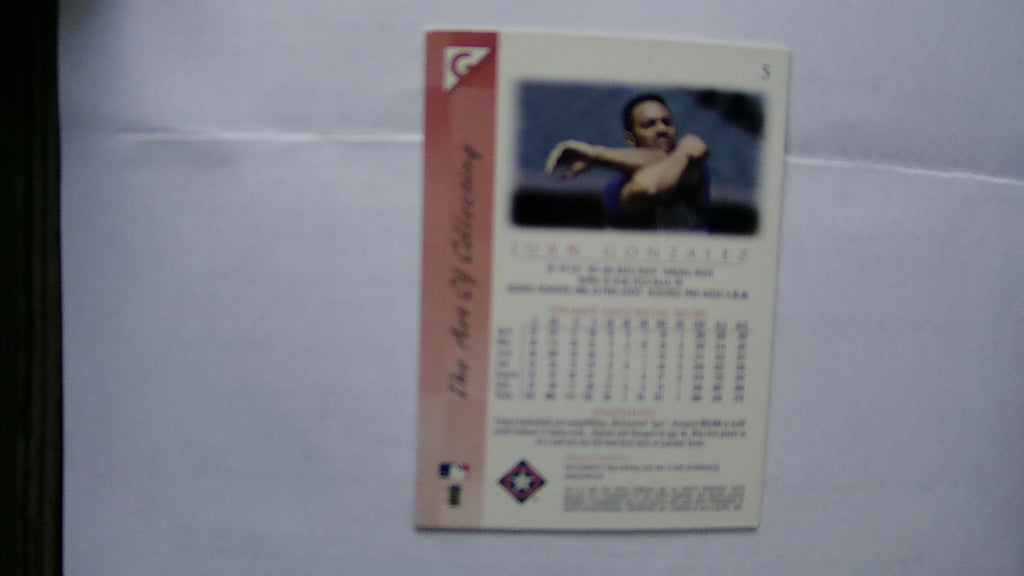 1999 Topps Gallery Juan Gonzalez #5
