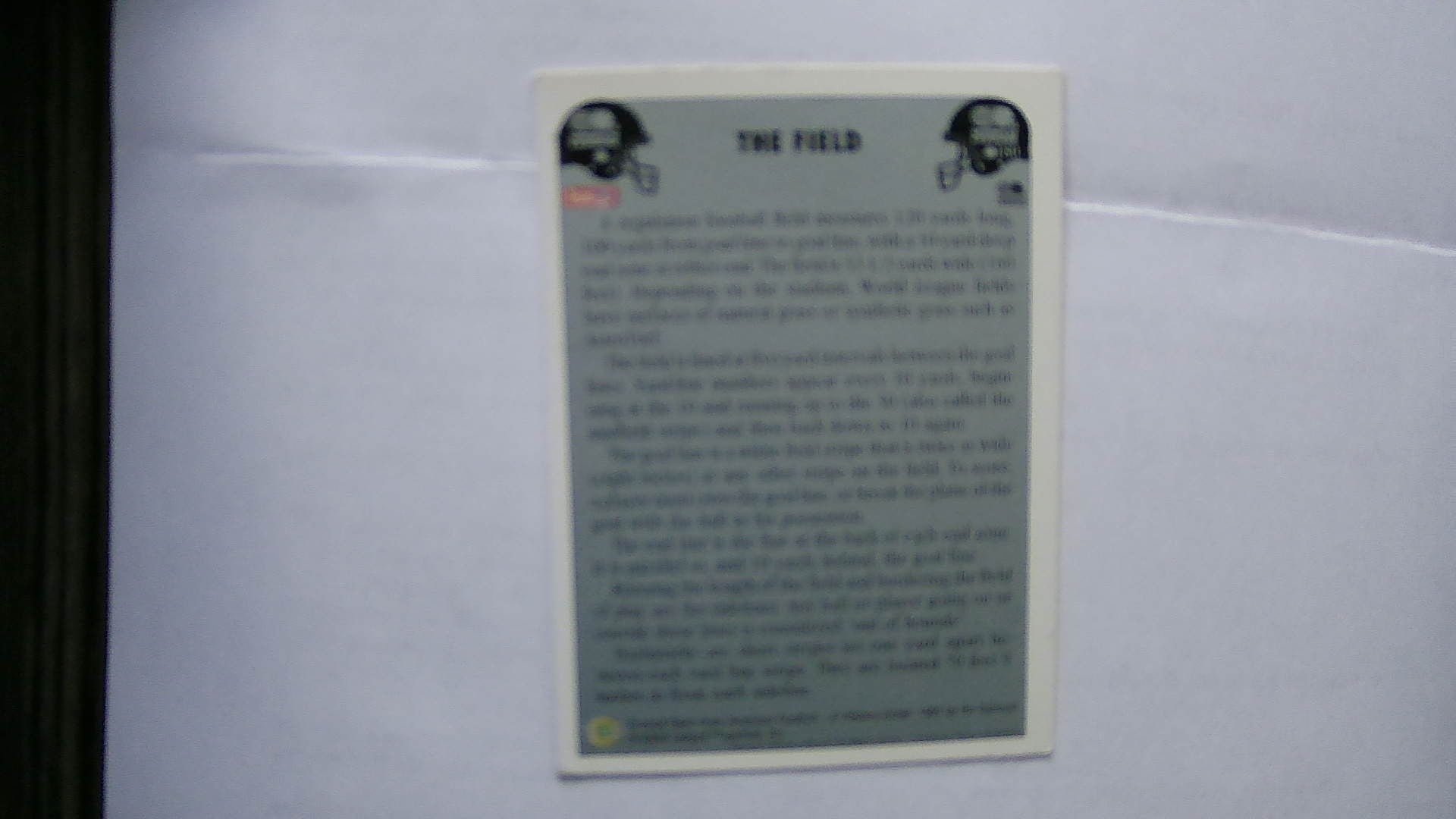 1992 Ultimate WLAF The Football Field #180