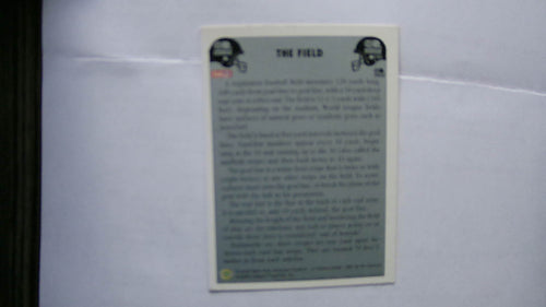 1992 Ultimate WLAF The Football Field #180