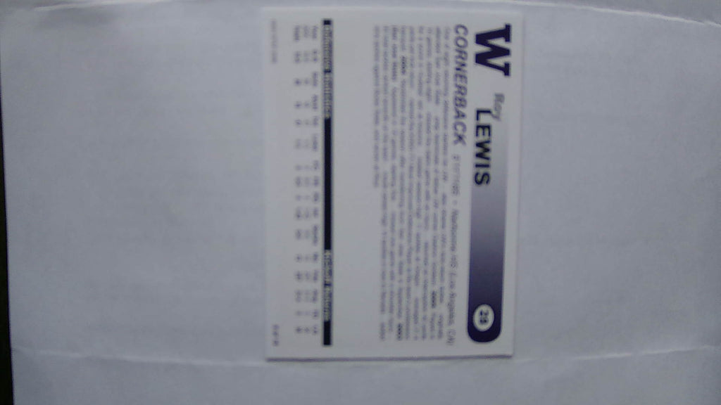 2006 High Step Washington Huskies Roy Lewis #8