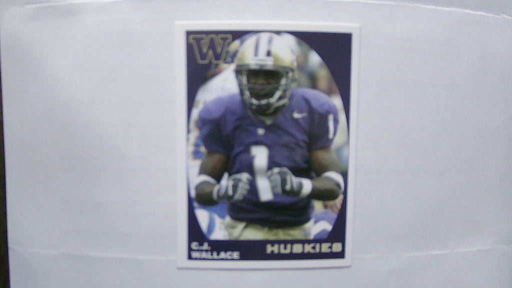 2006 High Step Washington Huskies C.J. Wallace #14