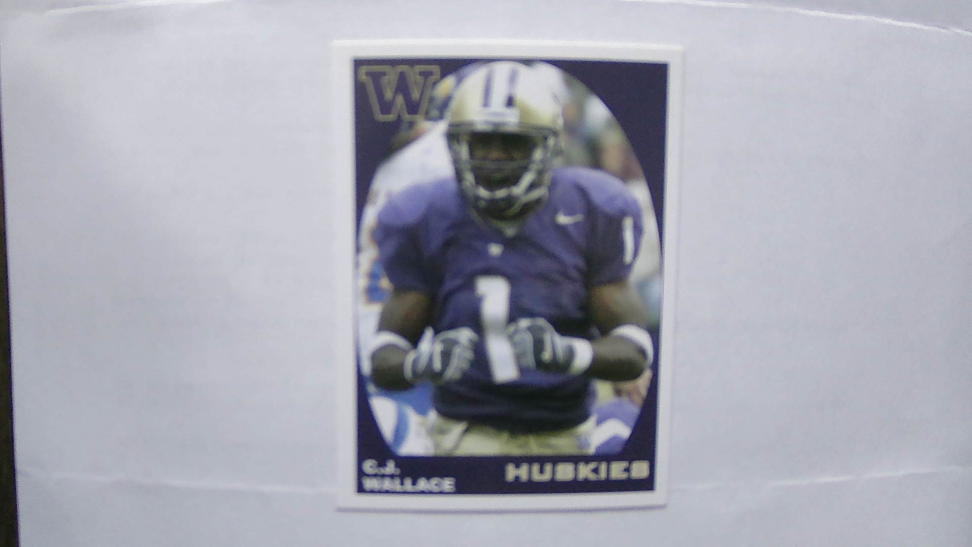 2006 High Step Washington Huskies C.J. Wallace #14